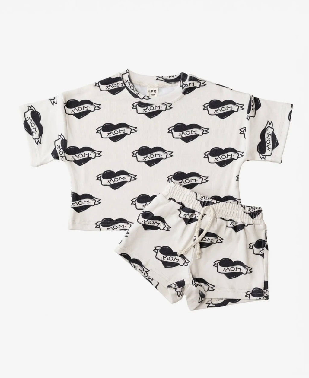 Mom Love Heart Tattoo Set