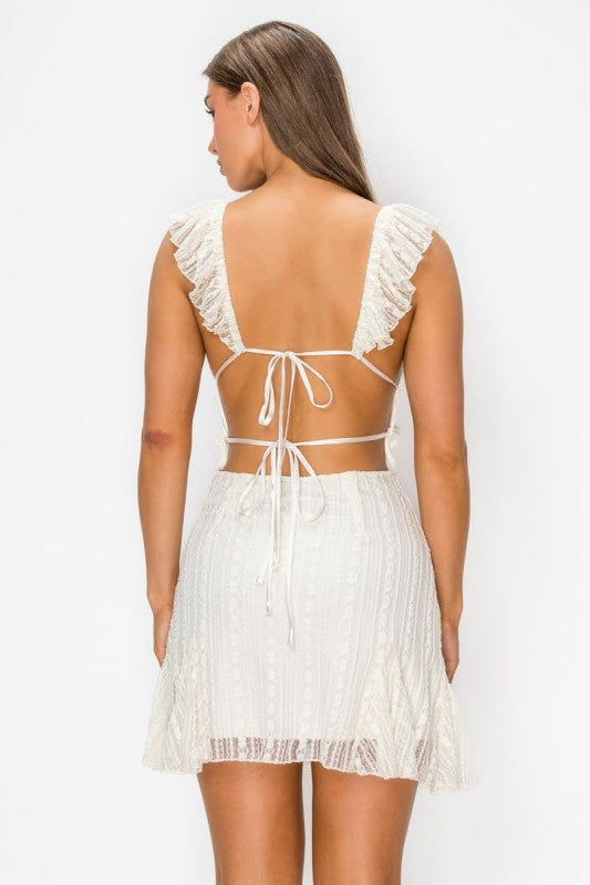 Cierra lace mini dress