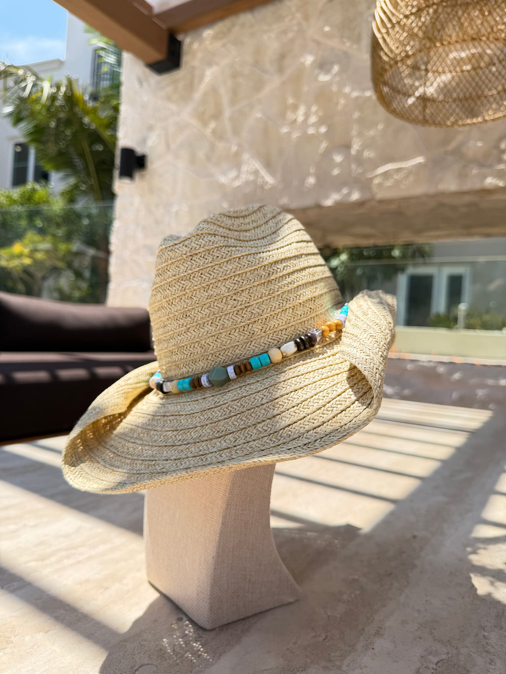 Straw cowboy hat (UPF 50)