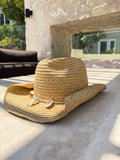 Straw cowboy hat