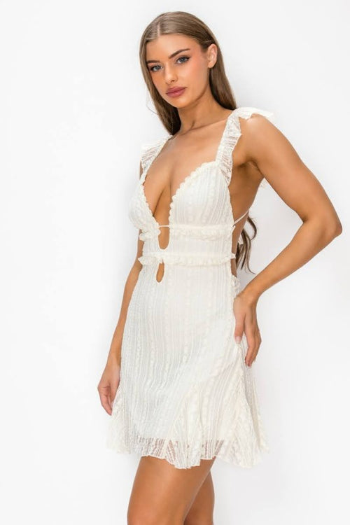 Cierra lace mini dress