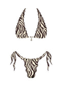 Zebra Ruffle Bikini