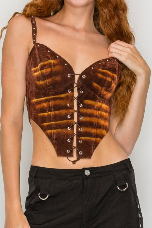 Faye corset top