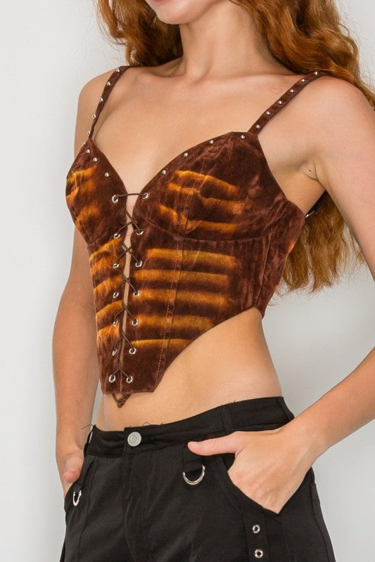 Faye corset top